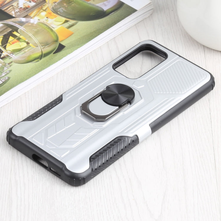 10 PCS Shield Armor PC+TPU Protective Case with 360 Degree Rotation Ring Holder For Xiaomi Mi 10T / 10T Pro