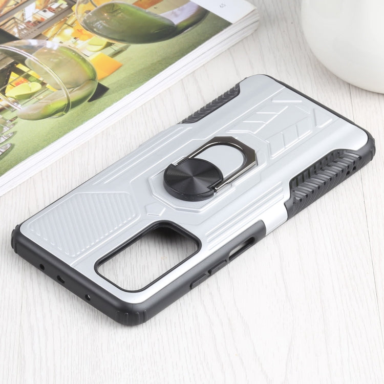 10 PCS Shield Armor PC+TPU Protective Case with 360 Degree Rotation Ring Holder For Xiaomi Mi 10T / 10T Pro