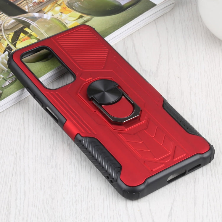 10 PCS Shield Armor PC+TPU Protective Case with 360 Degree Rotation Ring Holder For Xiaomi Mi 10T / 10T Pro