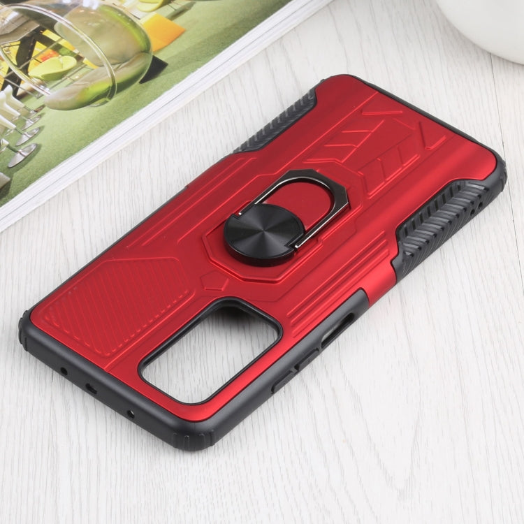10 PCS Shield Armor PC+TPU Protective Case with 360 Degree Rotation Ring Holder For Xiaomi Mi 10T / 10T Pro