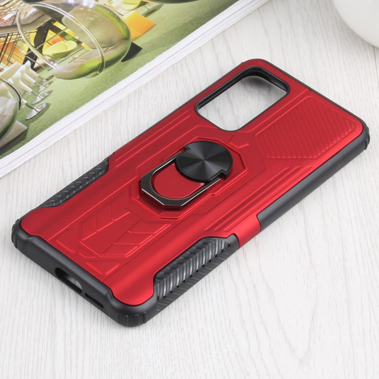 10 PCS Shield Armor PC+TPU Protective Case with 360 Degree Rotation Ring Holder For Xiaomi Mi 10T / 10T Pro