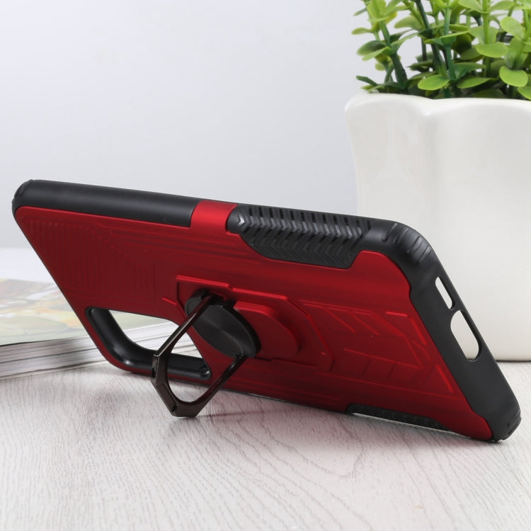 10 PCS Shield Armor PC+TPU Protective Case with 360 Degree Rotation Ring Holder For Xiaomi Mi 10T / 10T Pro