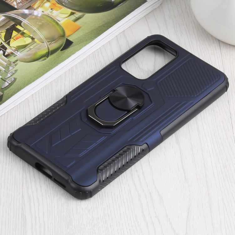 10 PCS Shield Armor PC+TPU Protective Case with 360 Degree Rotation Ring Holder For Xiaomi Mi 10T / 10T Pro