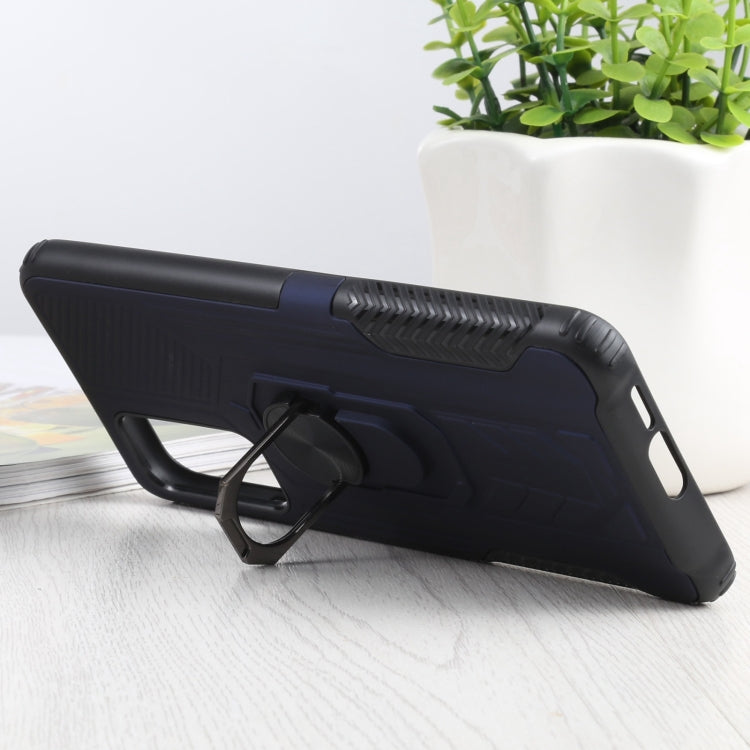 10 PCS Shield Armor PC+TPU Protective Case with 360 Degree Rotation Ring Holder For Xiaomi Mi 10T / 10T Pro