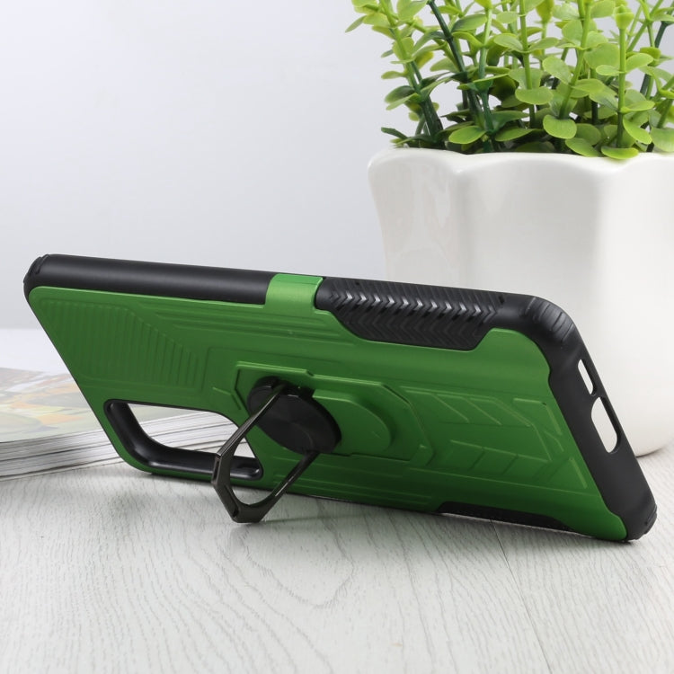 10 PCS Shield Armor PC+TPU Protective Case with 360 Degree Rotation Ring Holder For Xiaomi Mi 10T / 10T Pro