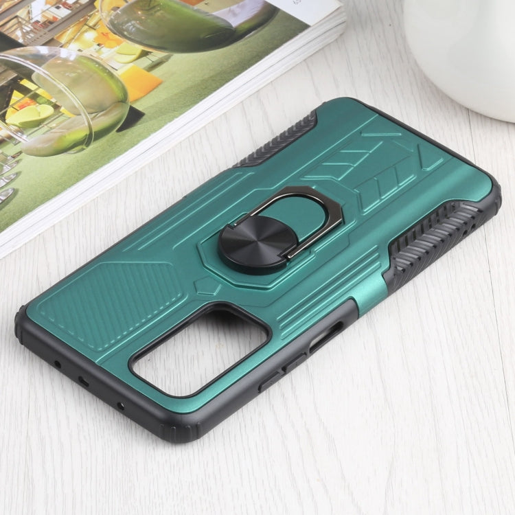 10 PCS Shield Armor PC+TPU Protective Case with 360 Degree Rotation Ring Holder For Xiaomi Mi 10T / 10T Pro