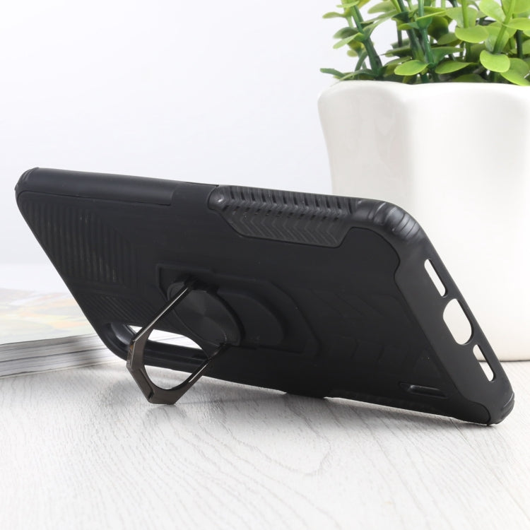 10 PCS Shield Armor PC+TPU Protective Case with 360 Degree Rotation Ring Holder For Xiaomi Mi CC9