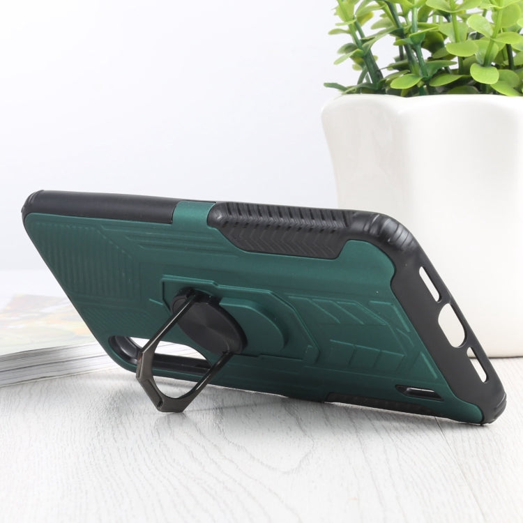 10 PCS Shield Armor PC+TPU Protective Case with 360 Degree Rotation Ring Holder For Xiaomi Mi CC9