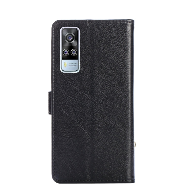 For vivo Y51 2020 4G Zipper Bag PU + TPU Horizontal Flip Leather Case with Holder & Card Slot & Wallet & Lanyard