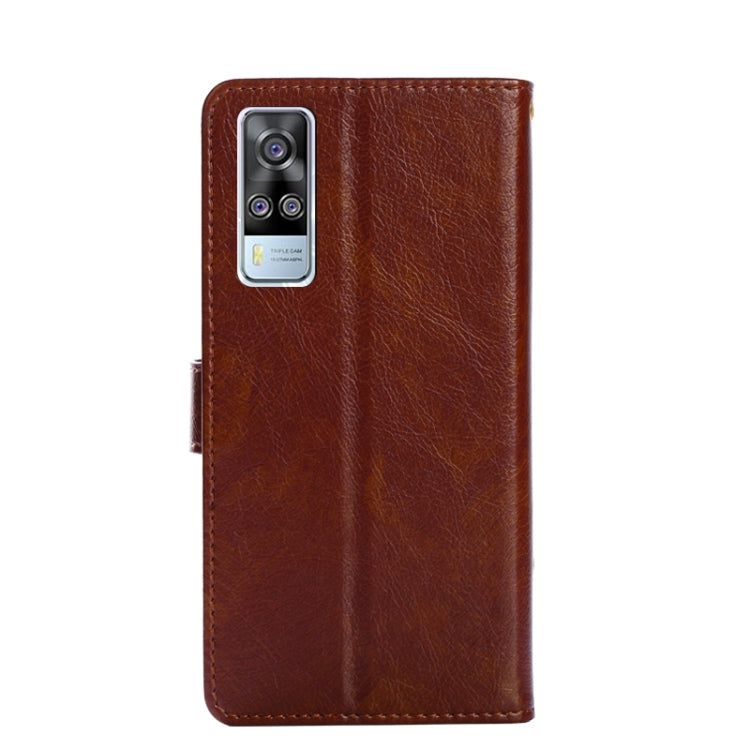 For vivo Y51 2020 4G Zipper Bag PU + TPU Horizontal Flip Leather Case with Holder & Card Slot & Wallet & Lanyard