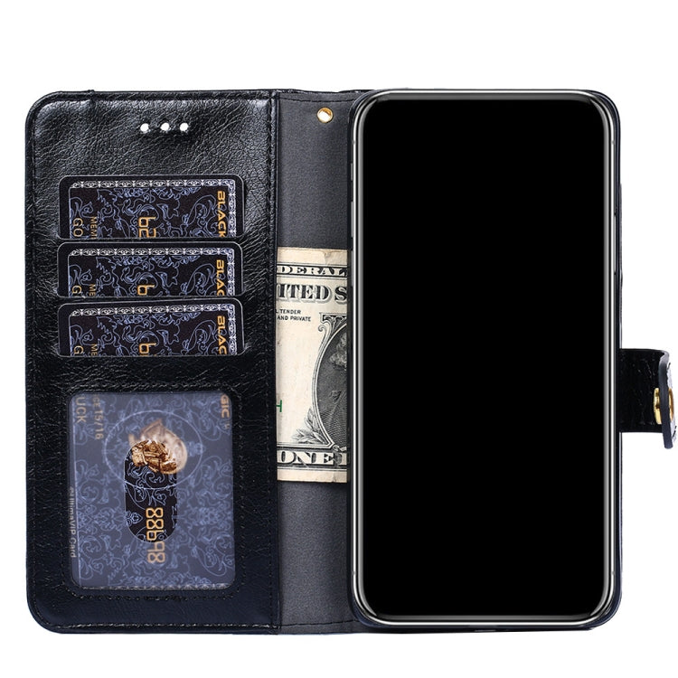 For OPPO A94 5G / F19 Pro+ 5G Zipper Bag PU + TPU Horizontal Flip Leather Case with Holder & Card Slot & Wallet & Lanyard