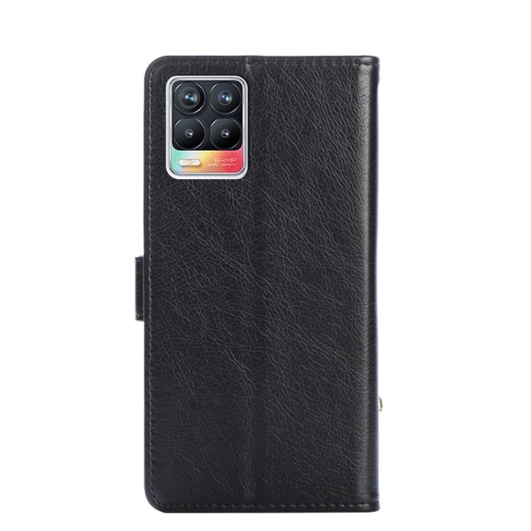 For Realme 8 / 8 Pro Zipper Bag PU + TPU Horizontal Flip Leather Case with Holder & Card Slot & Wallet & Lanyard