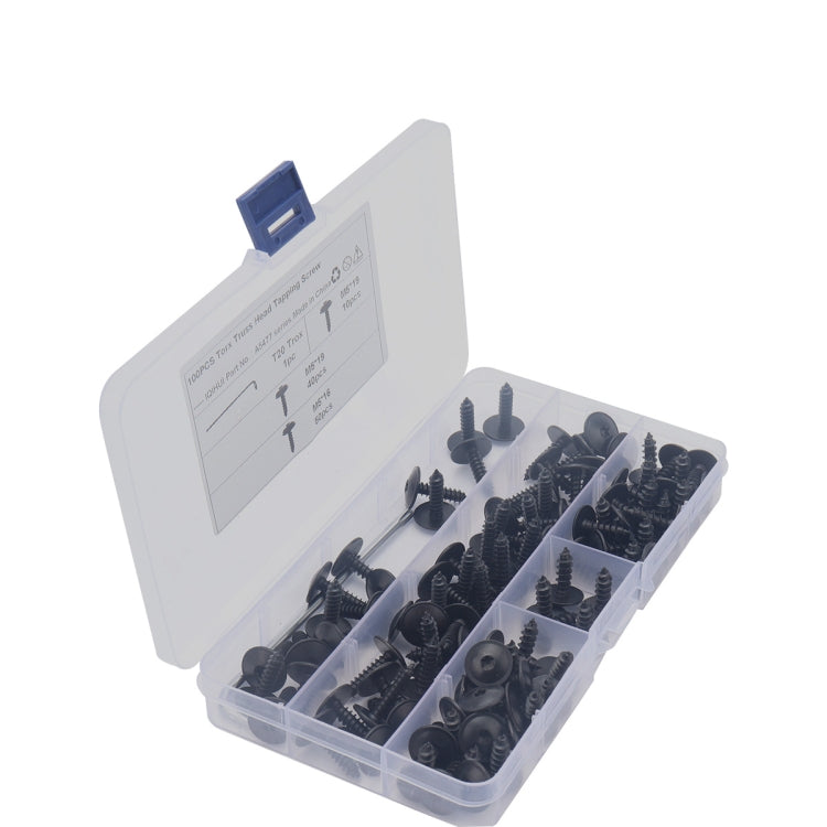 A5477 100 PCS M5x16+M5x19 Mudguard Screws with Wrench N90775001 N90648702 for Audi