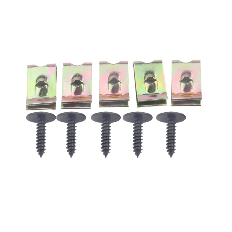 A5478 100 PCS M5x16+M5x19 Mudguard Screws with Clip Nut / Wrench N90775001 N90648702 for Audi