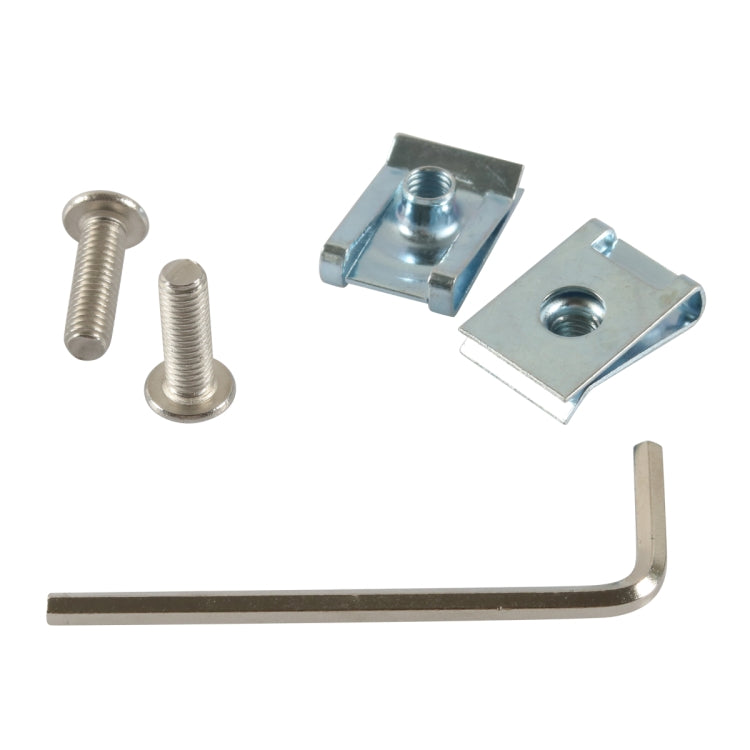 A6321 Motorcycle License Plate Lamp Triangle Bracket with Tool Bag