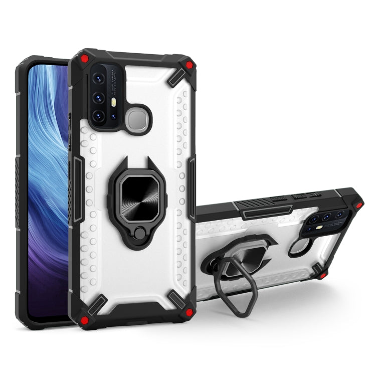 Matte TPU + PC Magnetic Shockproof Case with Ring Holder For vivo Y50