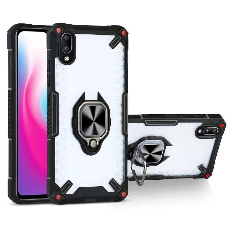 Matte TPU + PC Magnetic Shockproof Case with Ring Holder For vivo Y93