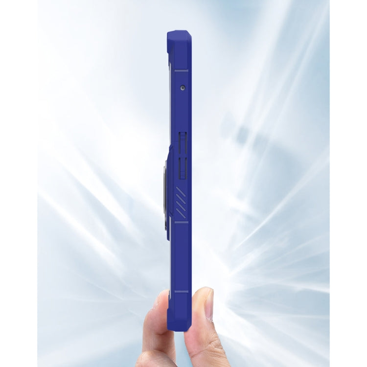 Matte TPU + PC Magnetic Shockproof Case with Ring Holder For OPPO A9 2020