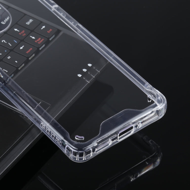 For OPPO Find X3 / X3 Pro Four-corner Shockproof Transparent TPU + PC Protective Case