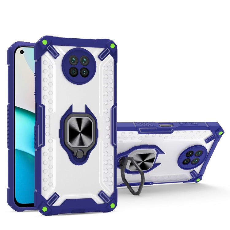 Matte TPU + PC Magnetic Shockproof Case with Ring Holder For Xiaomi Redmi Note 9