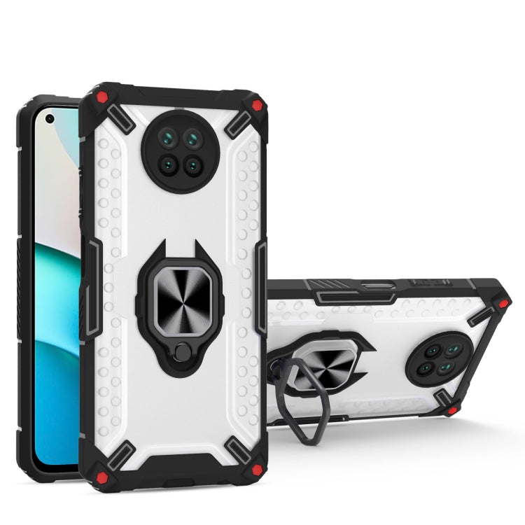 Matte TPU + PC Magnetic Shockproof Case with Ring Holder For Xiaomi Redmi Note 9