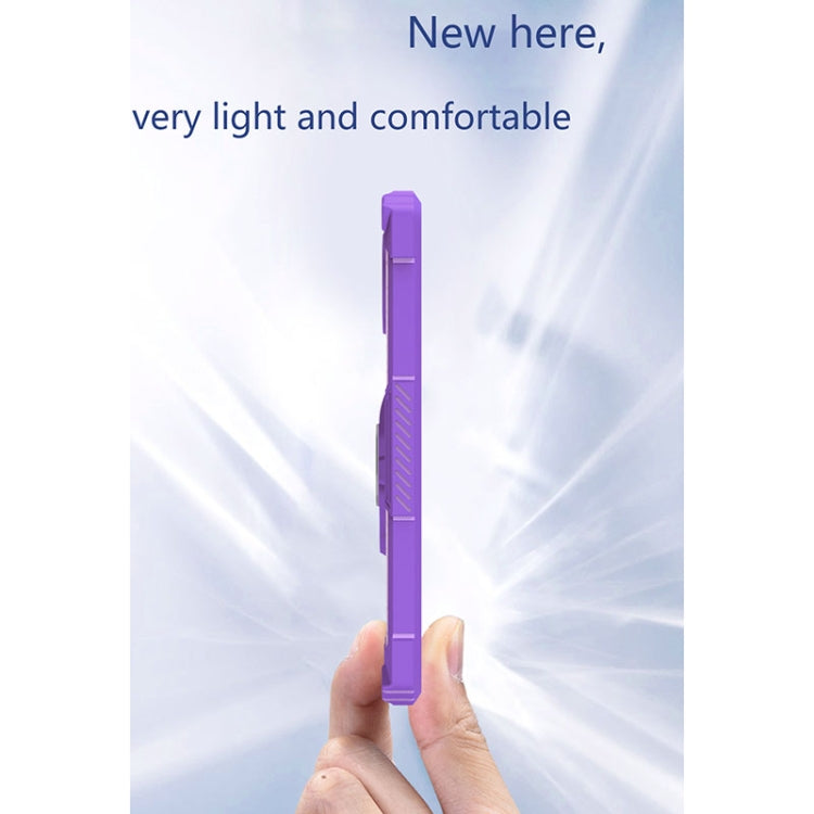 Matte TPU + PC Magnetic Shockproof Case with Ring Holder For Xiaomi Redmi Note 9