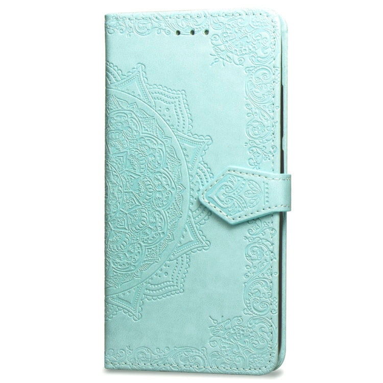 For Xiaomi Redmi 5 Plus Halfway Mandala Embossing Pattern Horizontal Flip Leather Case with Holder & Card Slots & Wallet & Lanyard