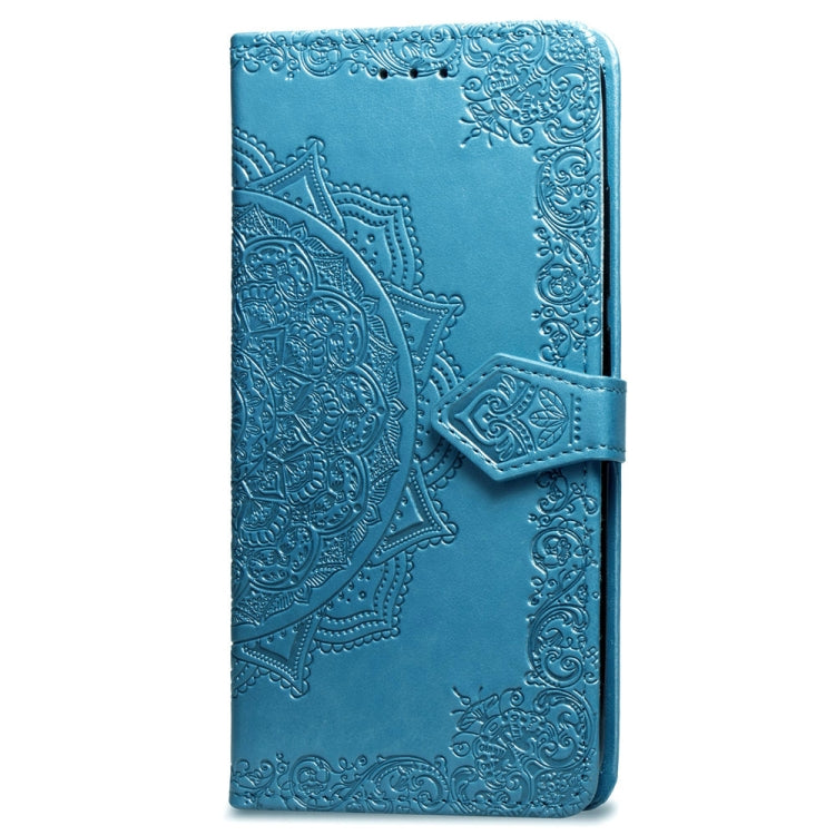 For Xiaomi Redmi 5 Plus Halfway Mandala Embossing Pattern Horizontal Flip Leather Case with Holder & Card Slots & Wallet & Lanyard