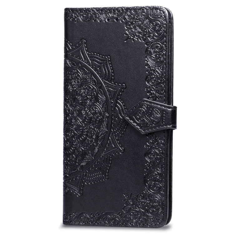 For Xiaomi Redmi 5 Plus Halfway Mandala Embossing Pattern Horizontal Flip Leather Case with Holder & Card Slots & Wallet & Lanyard