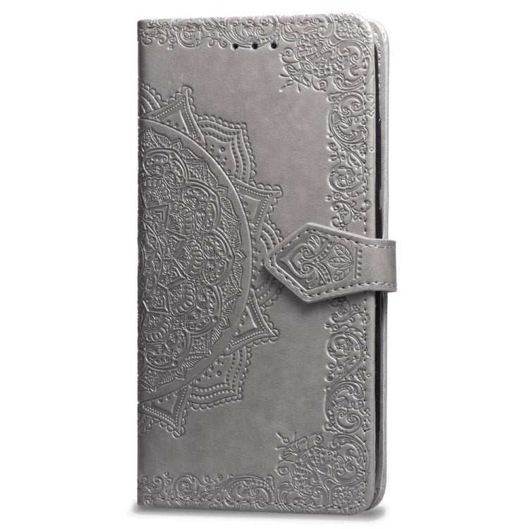 For Xiaomi Redmi 5 Plus Halfway Mandala Embossing Pattern Horizontal Flip Leather Case with Holder & Card Slots & Wallet & Lanyard
