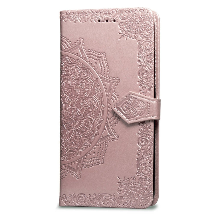 For Xiaomi Redmi Note 5 Pro Halfway Mandala Embossing Pattern Horizontal Flip Leather Case with Holder & Card Slots & Wallet & Lanyard
