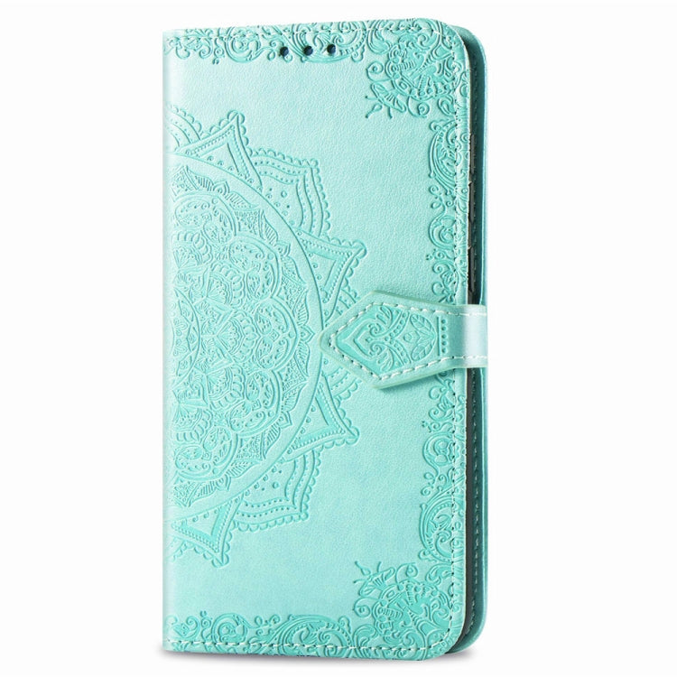 For Xiaomi Redmi GO Halfway Mandala Embossing Pattern Horizontal Flip Leather Case with Holder & Card Slots & Wallet & Lanyard