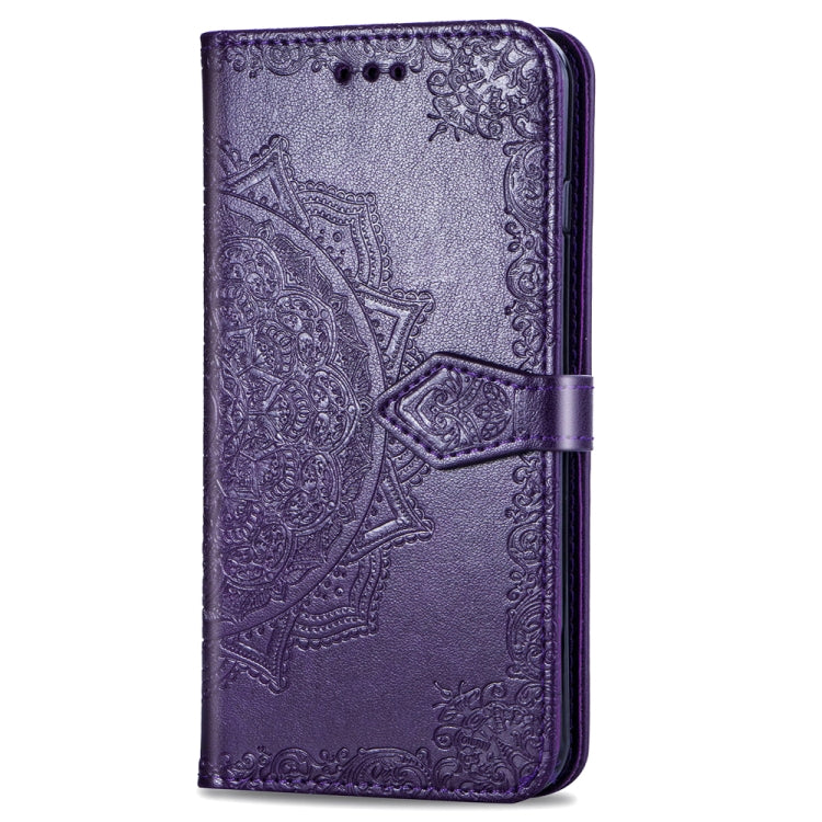 For Xiaomi Redmi GO Halfway Mandala Embossing Pattern Horizontal Flip Leather Case with Holder & Card Slots & Wallet & Lanyard