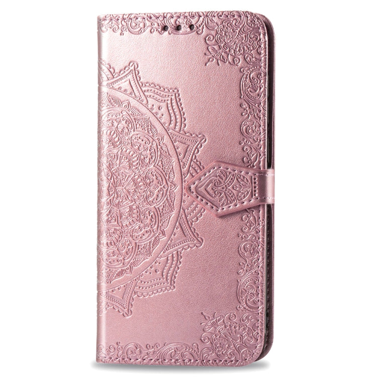 For Xiaomi Redmi GO Halfway Mandala Embossing Pattern Horizontal Flip Leather Case with Holder & Card Slots & Wallet & Lanyard
