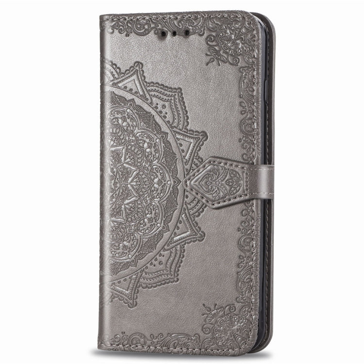 For Xiaomi Redmi GO Halfway Mandala Embossing Pattern Horizontal Flip Leather Case with Holder & Card Slots & Wallet & Lanyard