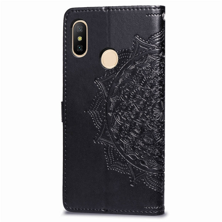 For Xiaomi Mi Max 3 Halfway Mandala Embossing Pattern Horizontal Flip Leather Case with Holder & Card Slots & Wallet & Lanyard