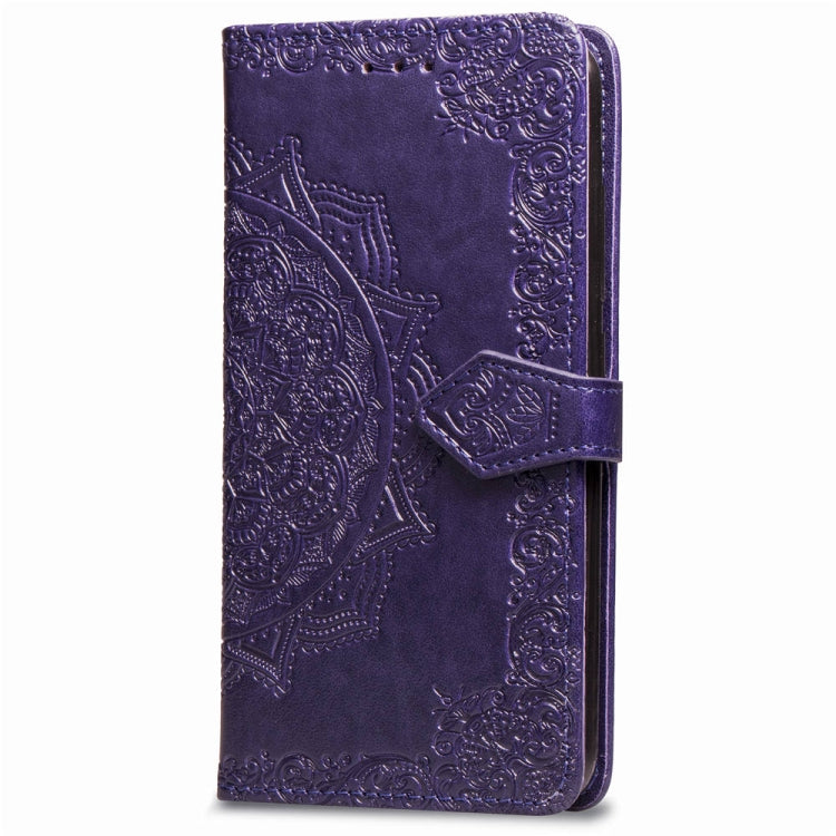 For Xiaomi Mi Max 3 Halfway Mandala Embossing Pattern Horizontal Flip Leather Case with Holder & Card Slots & Wallet & Lanyard