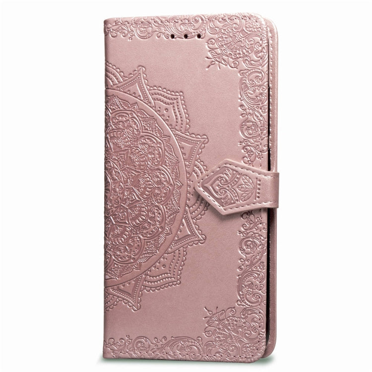 For Xiaomi Mi Max 3 Halfway Mandala Embossing Pattern Horizontal Flip Leather Case with Holder & Card Slots & Wallet & Lanyard