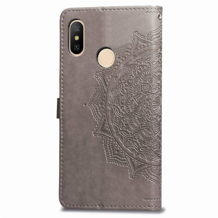 For Xiaomi Mi Max 3 Halfway Mandala Embossing Pattern Horizontal Flip Leather Case with Holder & Card Slots & Wallet & Lanyard