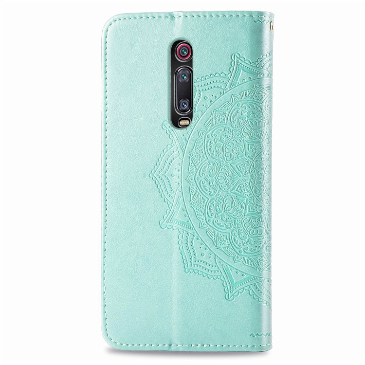 For Xiaomi Redmi K20 / K20 Pro Halfway Mandala Embossing Pattern Horizontal Flip Leather Case with Holder & Card Slots & Wallet & Lanyard