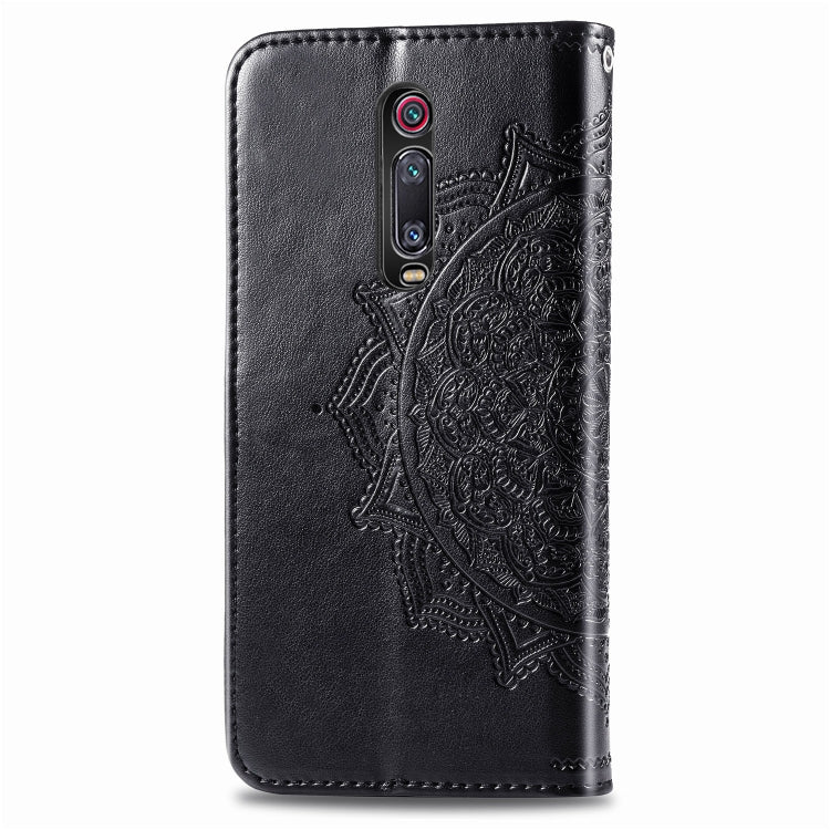 For Xiaomi Redmi K20 / K20 Pro Halfway Mandala Embossing Pattern Horizontal Flip Leather Case with Holder & Card Slots & Wallet & Lanyard