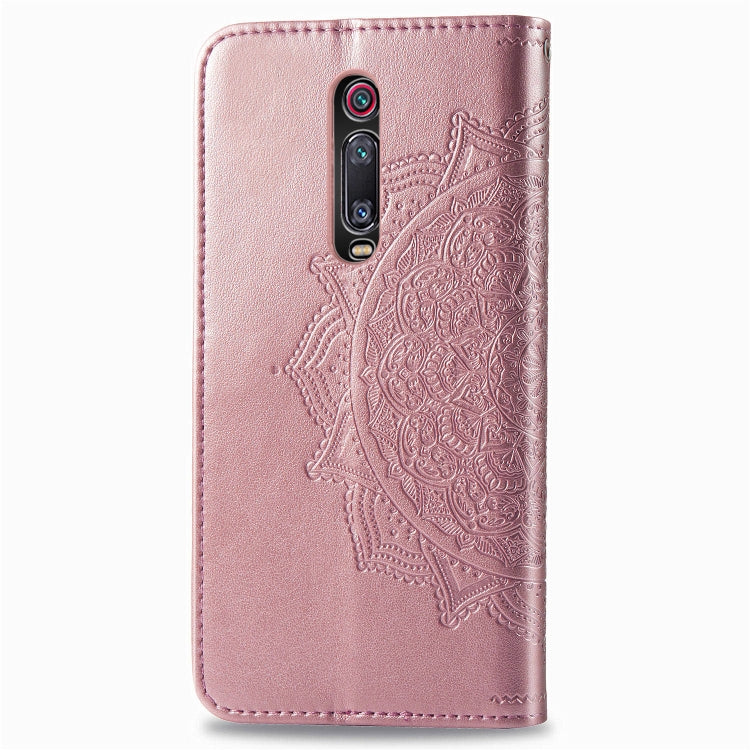 For Xiaomi Redmi K20 / K20 Pro Halfway Mandala Embossing Pattern Horizontal Flip Leather Case with Holder & Card Slots & Wallet & Lanyard