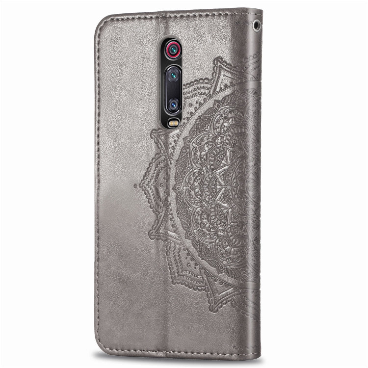 For Xiaomi Redmi K20 / K20 Pro Halfway Mandala Embossing Pattern Horizontal Flip Leather Case with Holder & Card Slots & Wallet & Lanyard