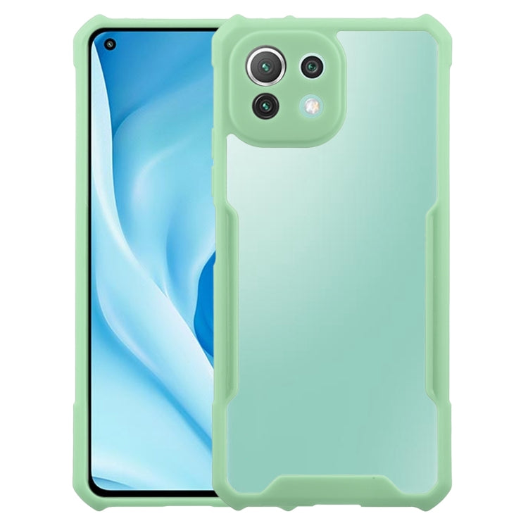 For Xiaomi Mi 11 Lite Acrylic + Color TPU Shockproof Case