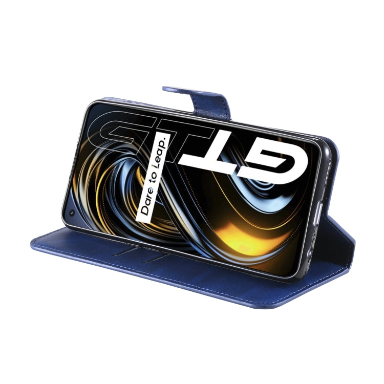 Classic Calf Texture PU + TPU Horizontal Flip Leather Case with Holder & Card Slots & Wallet For OPPO Realme GT 5G