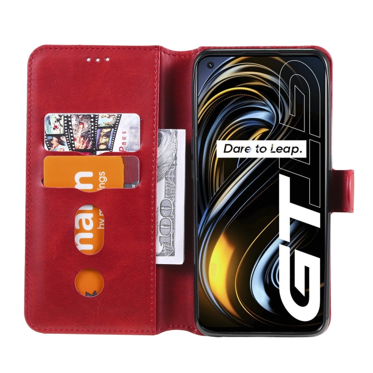 Classic Calf Texture PU + TPU Horizontal Flip Leather Case with Holder & Card Slots & Wallet For OPPO Realme GT 5G
