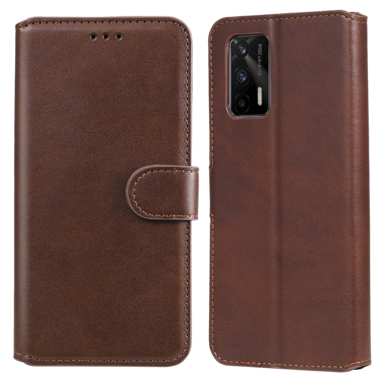 Classic Calf Texture PU + TPU Horizontal Flip Leather Case with Holder & Card Slots & Wallet For OPPO Realme GT 5G