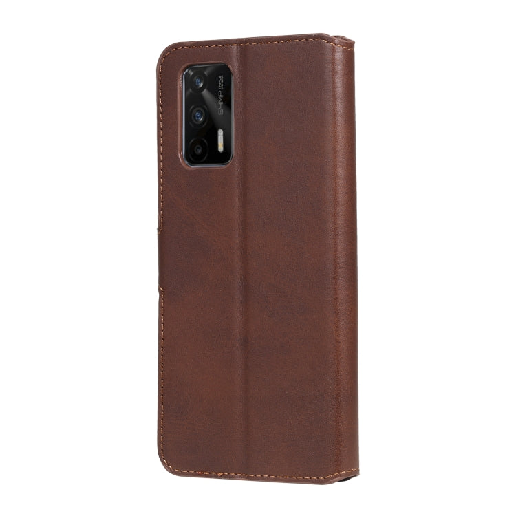 Classic Calf Texture PU + TPU Horizontal Flip Leather Case with Holder & Card Slots & Wallet For OPPO Realme GT 5G