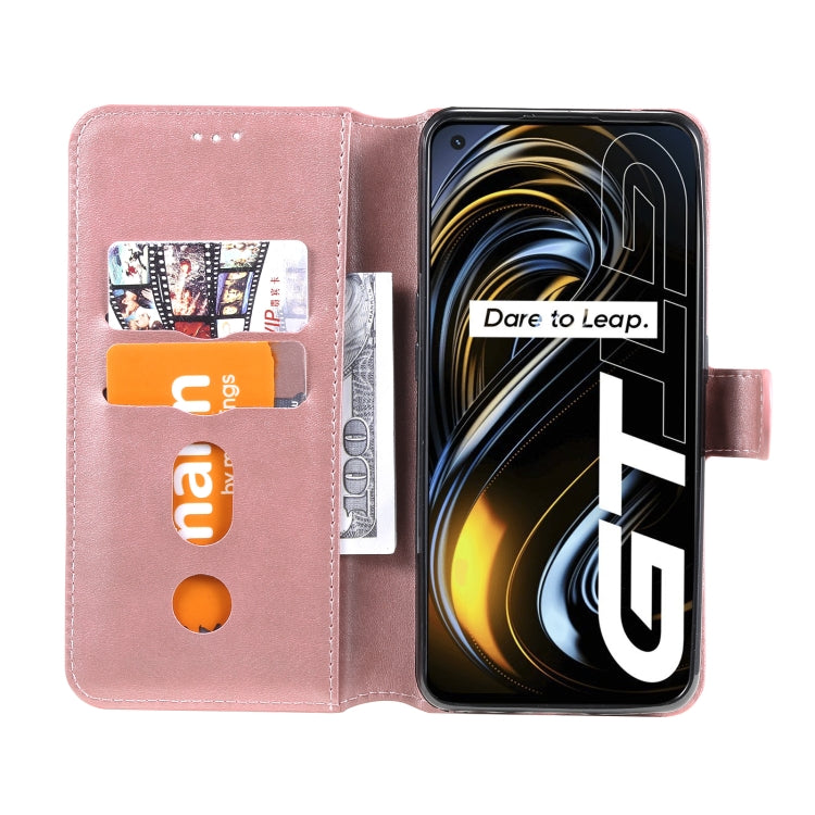 Classic Calf Texture PU + TPU Horizontal Flip Leather Case with Holder & Card Slots & Wallet For OPPO Realme GT 5G
