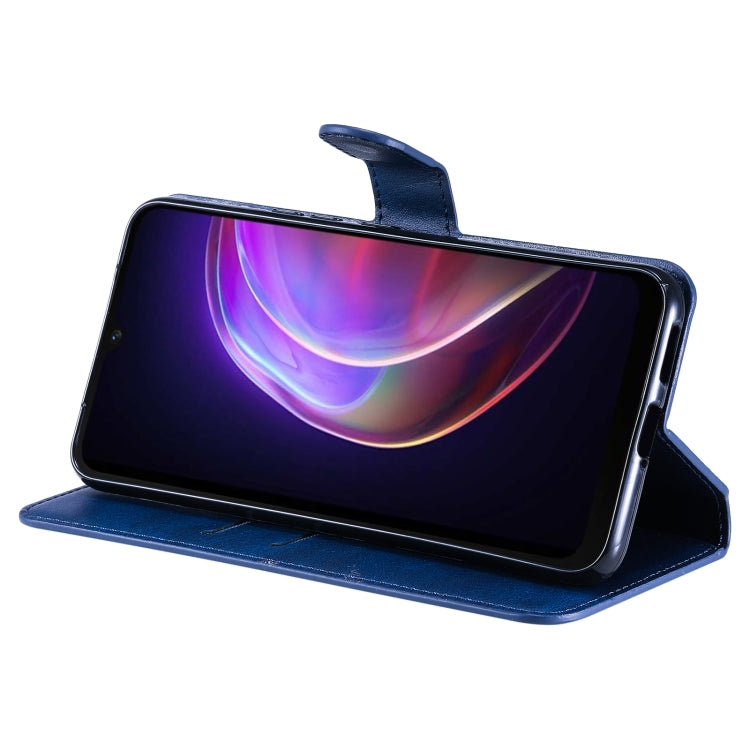 Classic Calf Texture PU + TPU Horizontal Flip Leather Case with Holder & Card Slots & Wallet For vivo V21